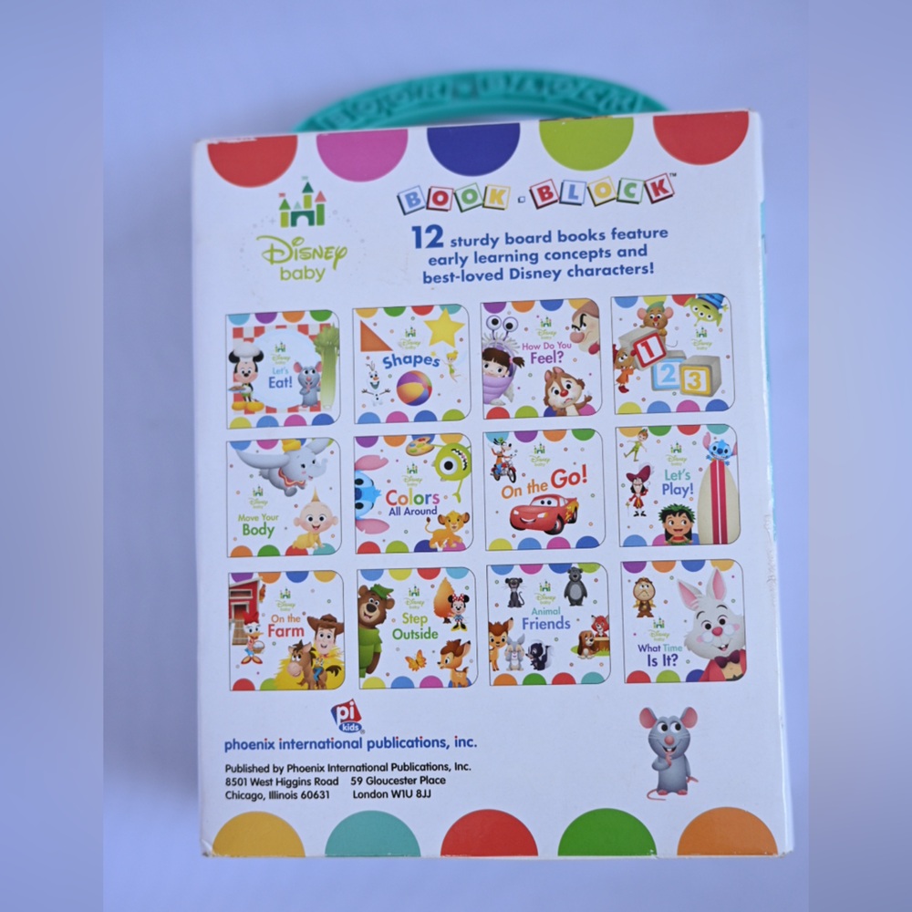 Disney Baby Board Set Classic Disney Character “Book Block” Edition - Picture 6 of 8